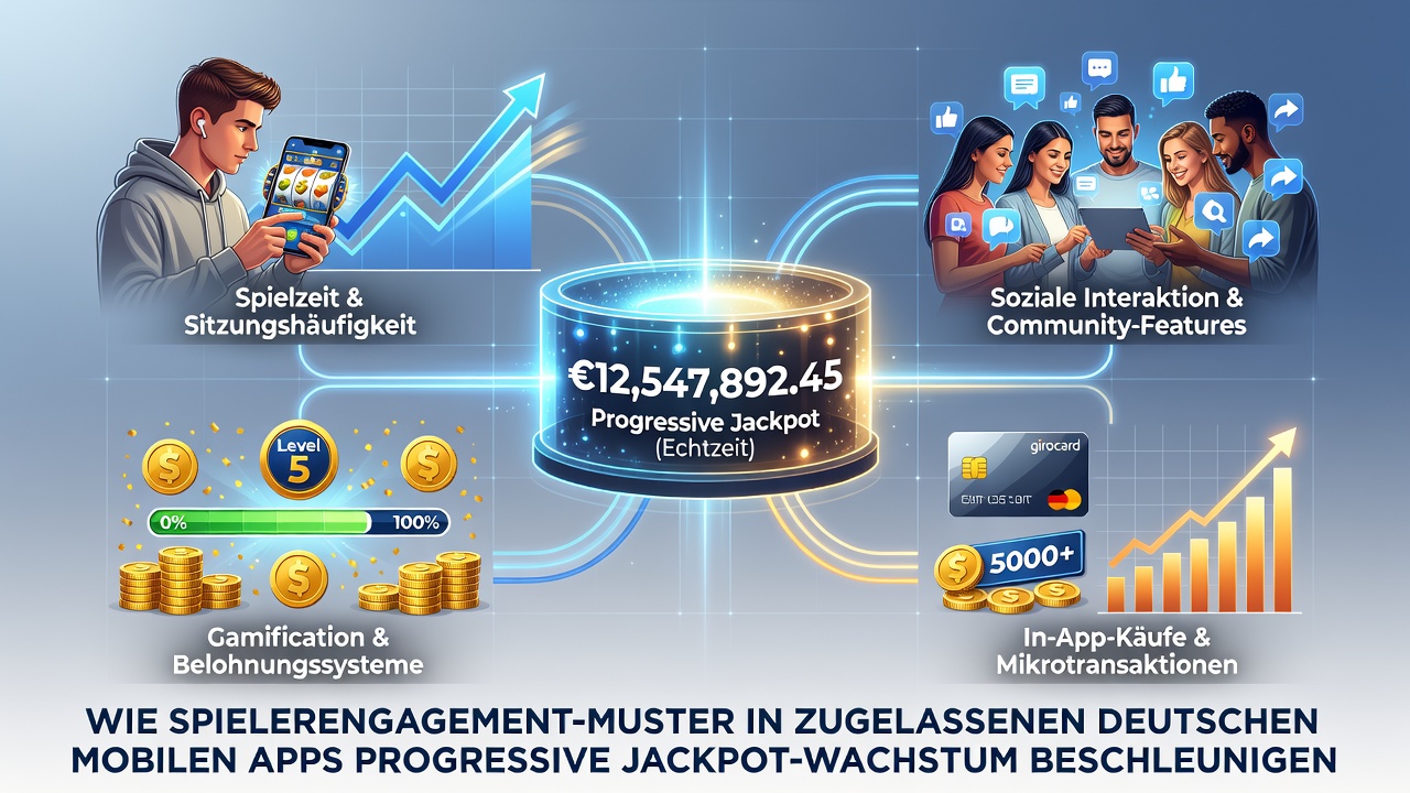 Diagramm zur Korrelation zwischen mobiler Nutzeraktivität und Jackpot-Entwicklung in deutschen Reel-Netzwerken