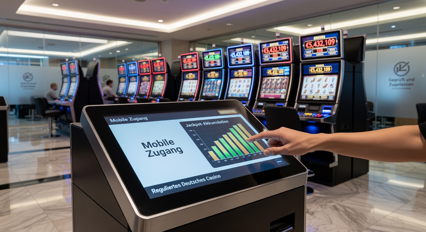 Diagramm zur Akkumulation von Jackpots durch mobile Zugriffe in deutschen Casinos