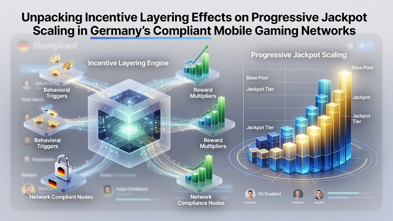 Darstellung geschichteter Anreizmechanismen in mobilen Gaming-Netzwerken mit Fokus auf progressive Jackpots